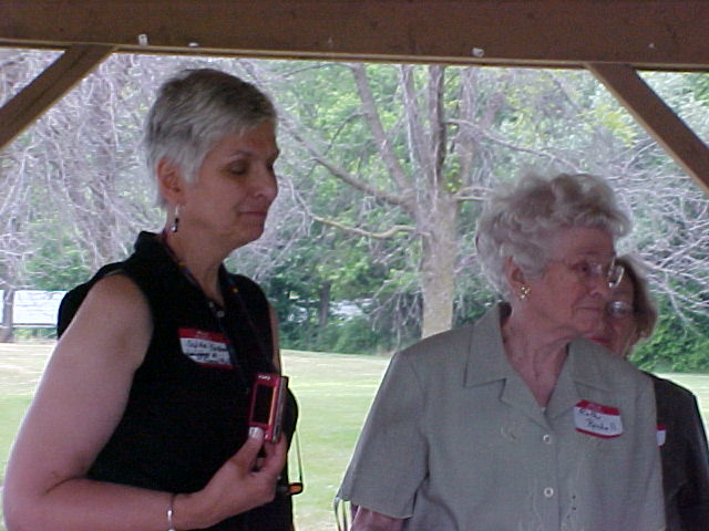 Sylvia Keeler and her mother Ruth Randall