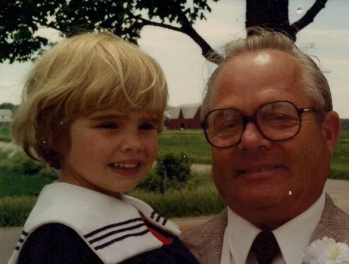 Patty (Patterson) Kelso & her father, Bob Patterson.jpg