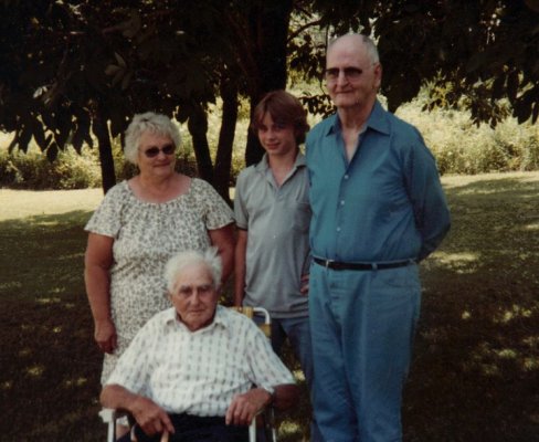 Katherine, Ted, & Roy Randall with Fred Patterson.jpg